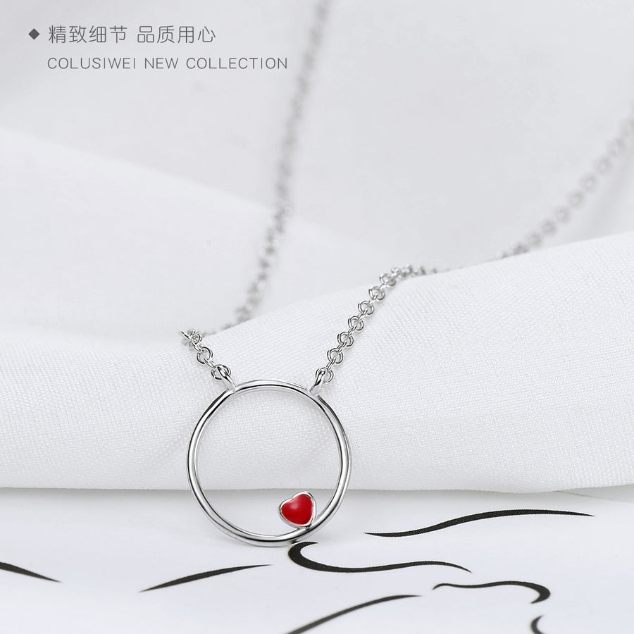 Importé - Collier Pendentif en Cercle