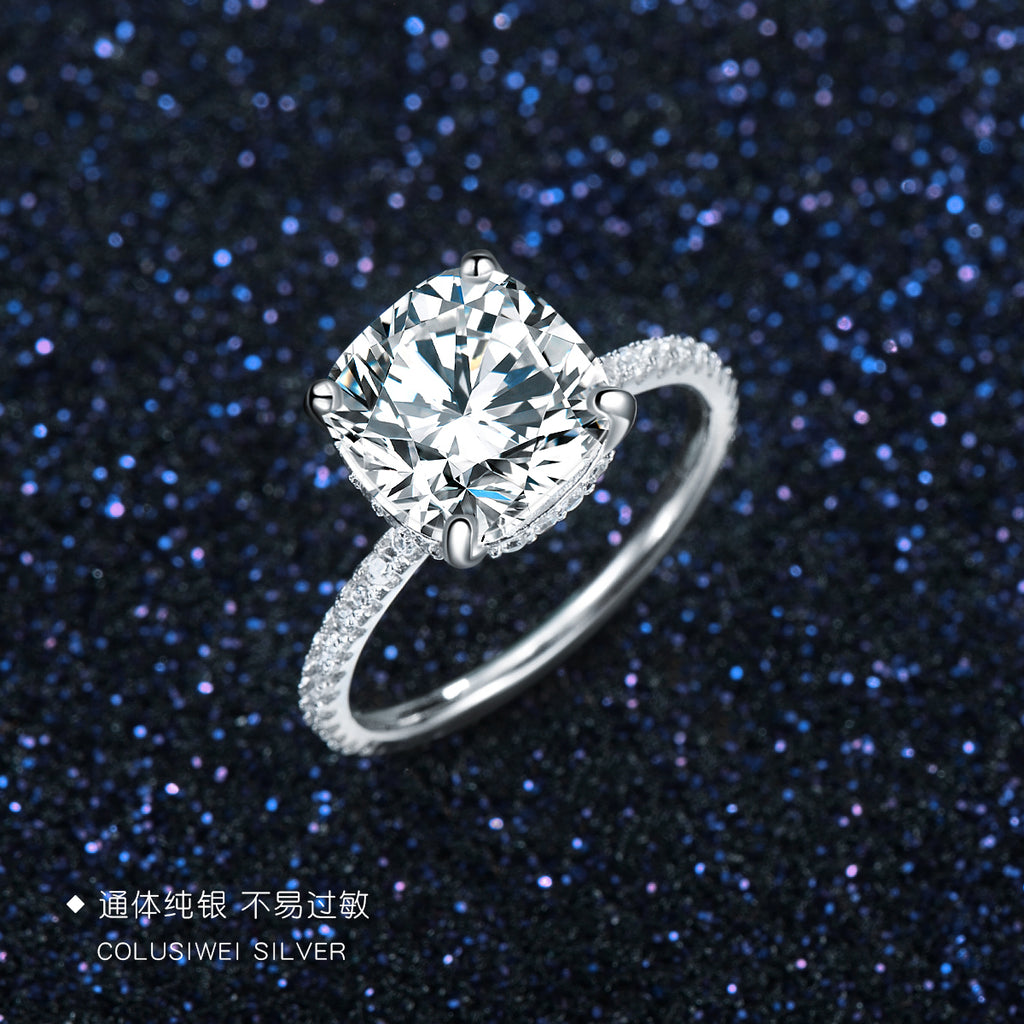 Importé Bague de Mariage Feminine en Argent – - Main Image