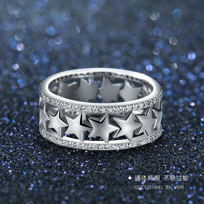 Importé - Bague Etoile en Argent Sterling