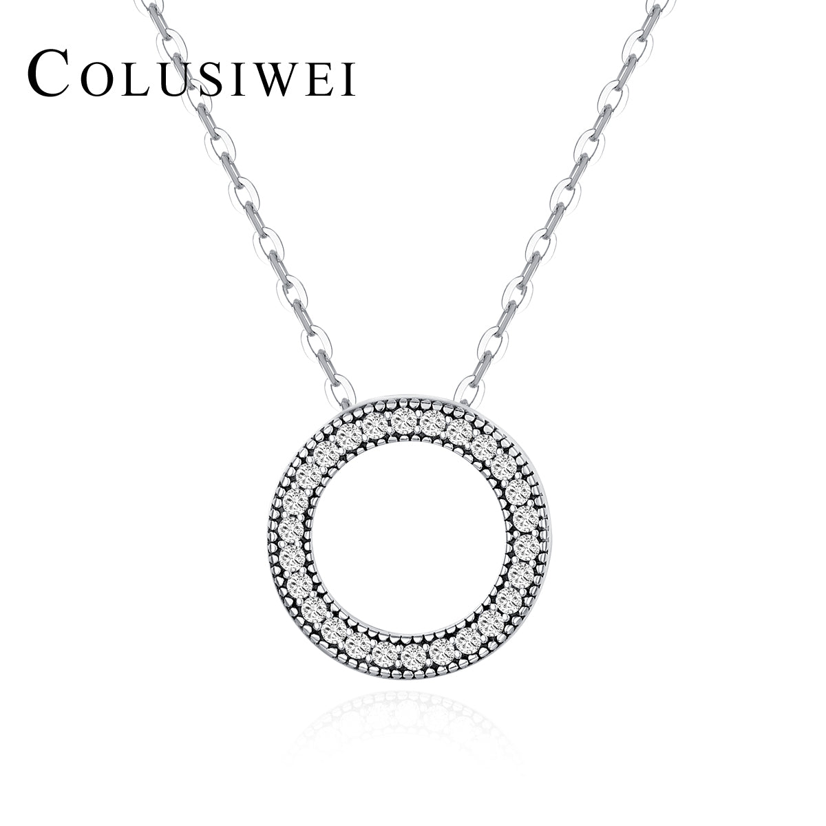 Importé - Collier Pendentif pour Femme en Argent