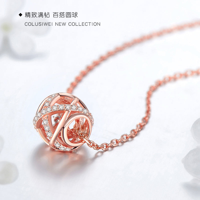 Importé - Collier Sphérique Creux