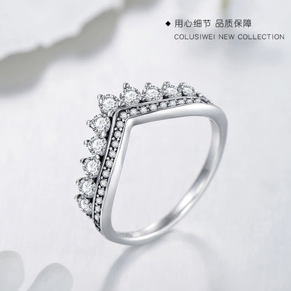 Importé - Anneau Argent  en zircon