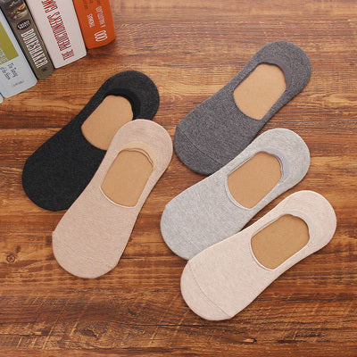 Importé - Lot de 5 Paires de Chaussettes Sport 100% Coton Couleur Unie