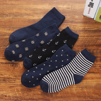 Importé - Lot de 5 Paires Chaussettes Sport Tendance 100% Coton