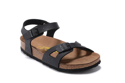 Importé - Chaussure Mixtes Sandales Décontracté À Lanières En Cuir PU
