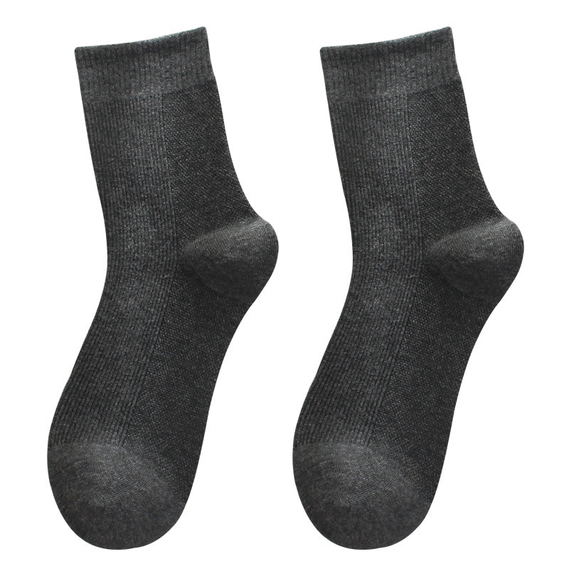 Importé - Lot de 5 Paires de Chaussettes Montante Style Sport 100% Coton