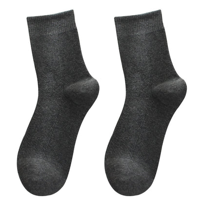 Importé - Lot de 5 Paires de Chaussettes Montante Style Sport 100% Coton