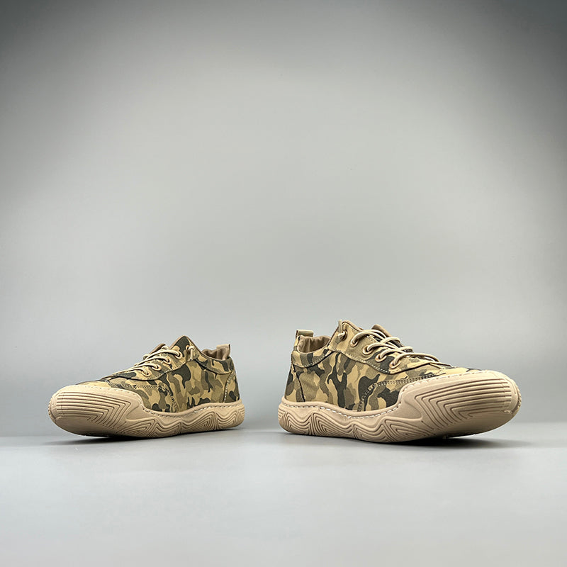 Importé - Chaussure Homme Sport Basket Basses Camouflage En Toile