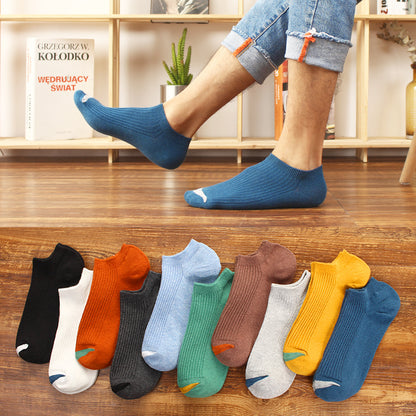 Importé - Lot de 5 Paires de Chaussettes Sport 100% Coton