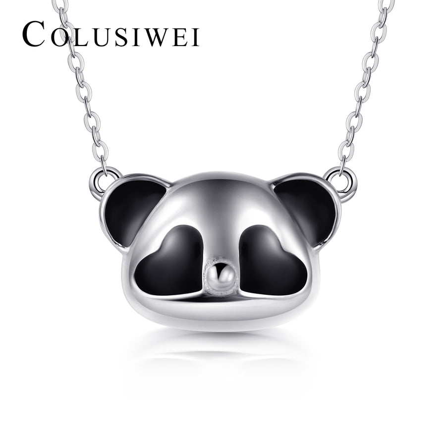 Importé - Collier Panda Noir et Blanc