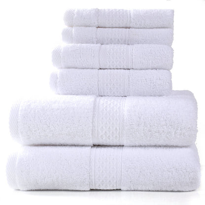 Importé - Ensemble Serviette de bain de Luxe en coton - 6 Pièces