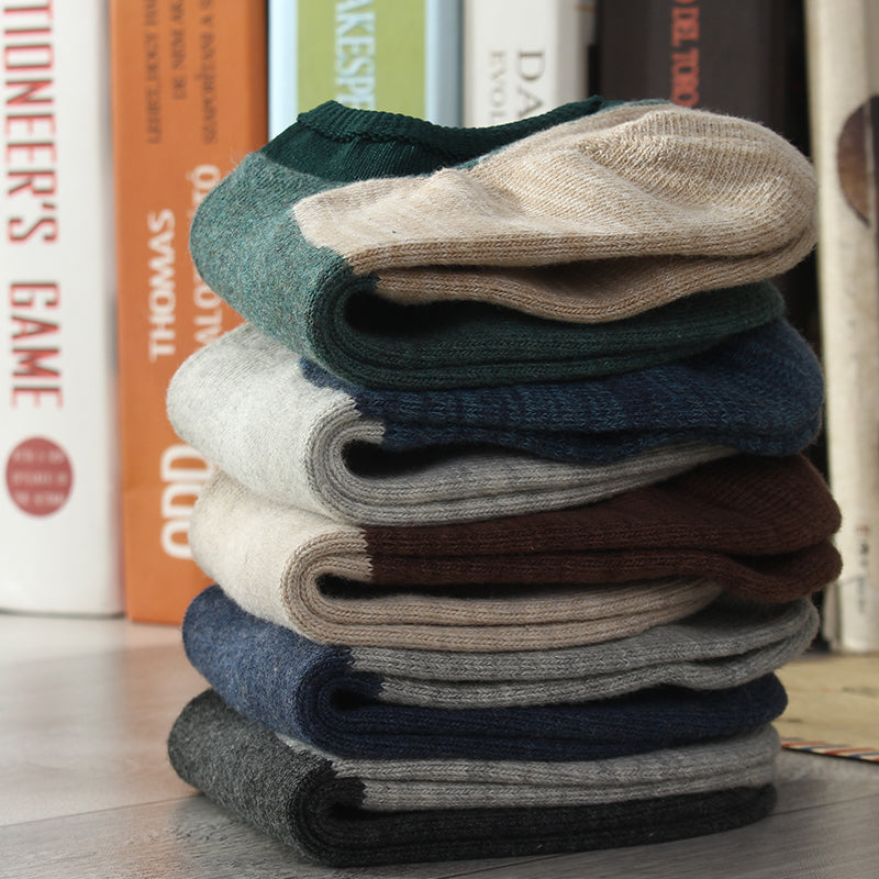Importé - Lot de 5 Paires de Chaussettes Style Rétro Sport 100% Coton