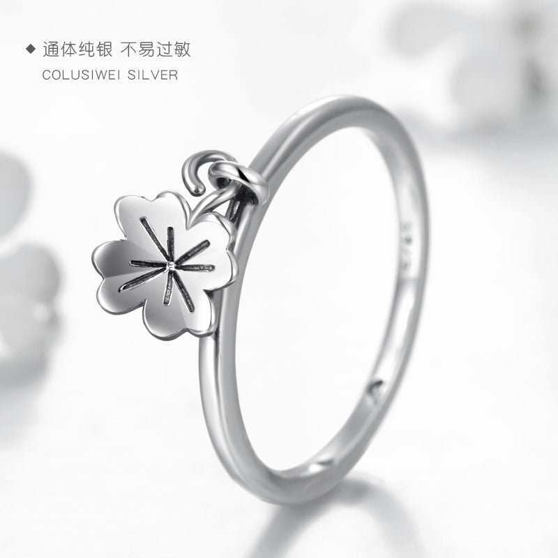 Importé - Bague Argent en Fleur