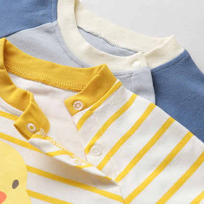 Importé - Ensemble Bébé Décontracté Manche Courtes En Coton 100%