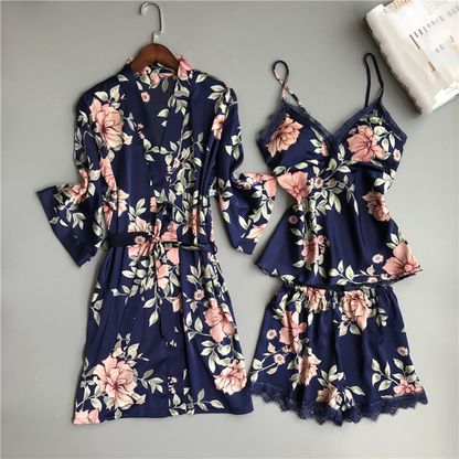 Importe - Pyjamas Chemise De nuit  Sexy Femme 3 Pièces