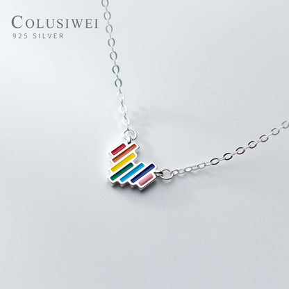Importé - Collier Arc-En-Ciel