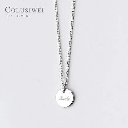Importé - Collier en Lettre Lucky