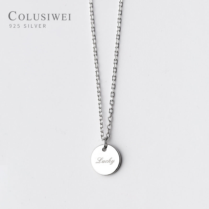 Importé - Collier en Lettre Lucky
