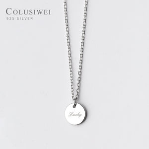 Importé - Collier en Lettre Lucky