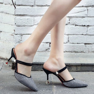 Importé -  Sandale Femme A Haut Talon (5-8cm) Tendance