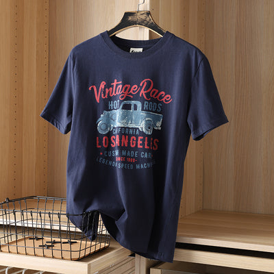 Importé - T-shirt Homme Pur Coton Imprimé 3D Manche Courte