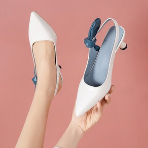 Importé -  Sandale Femme A Talon Tendance En Cuir Pu Verni