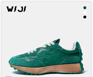 Importé - Chaussure Sport Femme Tennis Baskets Luxe A Lacets