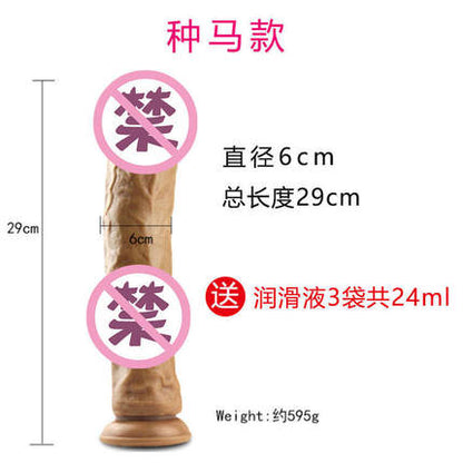 Importé - SEXTOYS GODE VENTOUSE EXTRA EPAIS En Silicone - (6x29cm)
