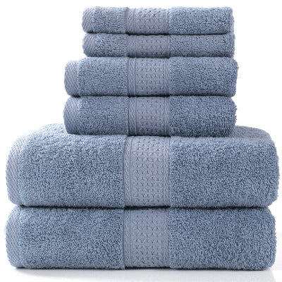 Importé - Ensemble Serviette de bain de Luxe en coton - 6 Pièces