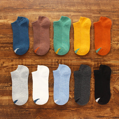 Importé - Lot de 5 Paires de Chaussettes Sport 100% Coton