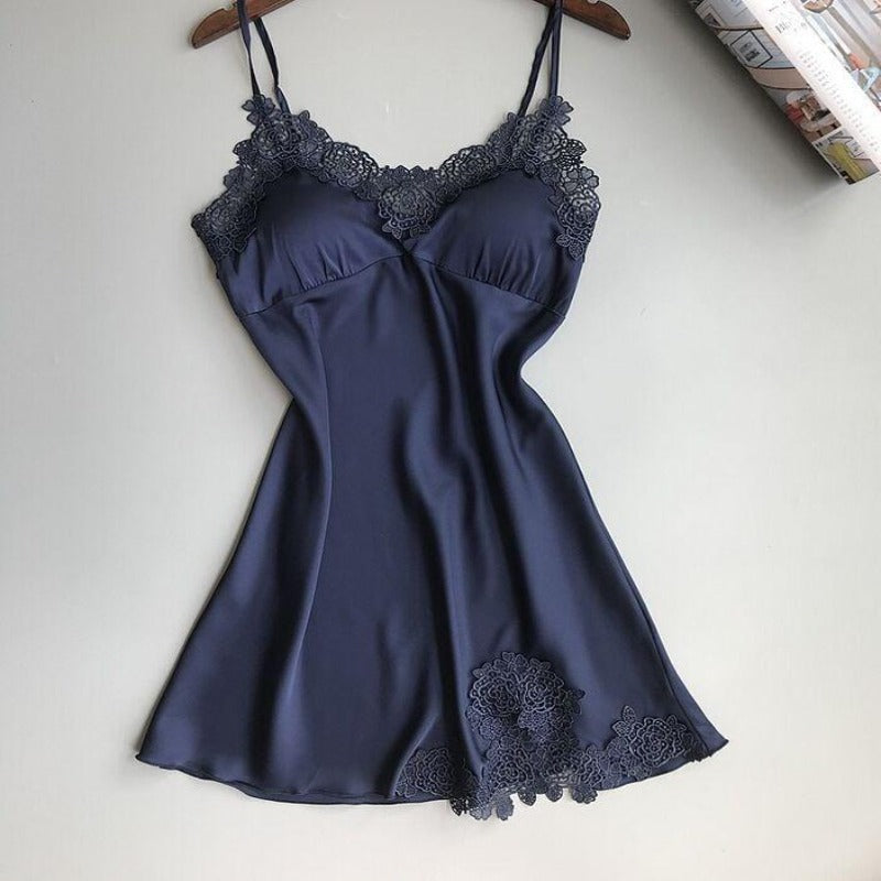 Importe - Robe De Nuit  Sexy Femme En Dentelle Avec Bretelles