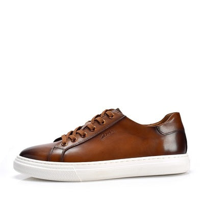 Importé - CLARKS - ENGLAND Chaussure Sport Baskets Homme En Cuir Verni