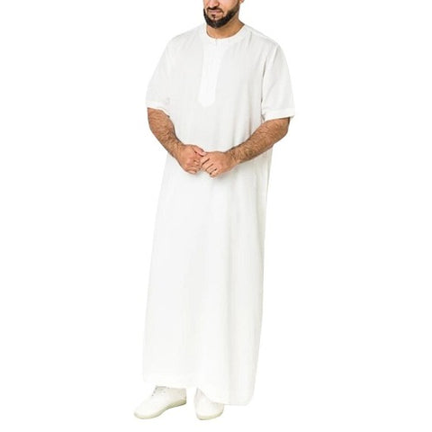 Importé - Boubou Homme Marocain Manches Courtes