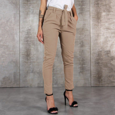 Importé - Pantalon Femme Taille Haute Et Confortable