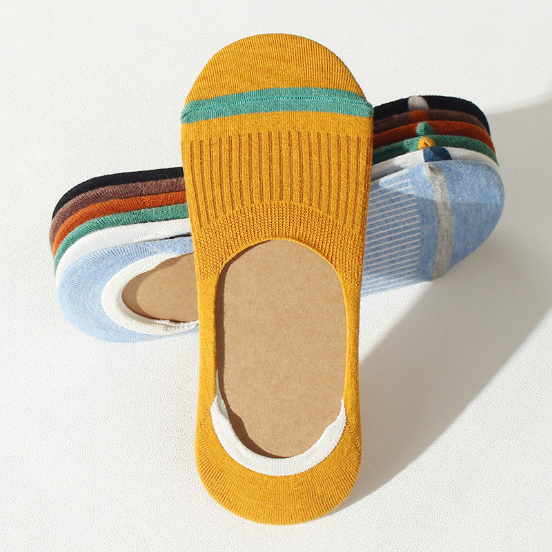 Importé - Lot de 5,7 et 10 Paires de Chaussettes Invisibles En Antidérapantes En Silicone