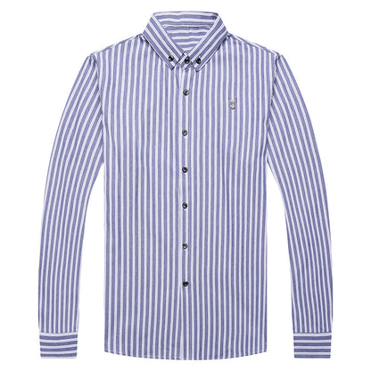 Importé - Chemise Playboy Homme à rayures manches longues