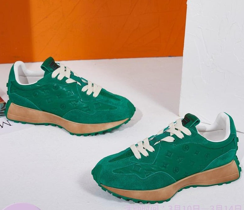 Importé - Chaussure Sport Femme Tennis Baskets Luxe A Lacets