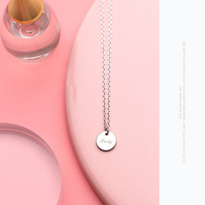 Importé - Collier en Lettre Lucky