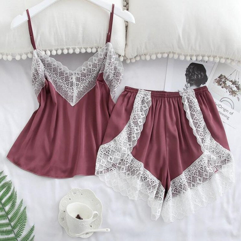 Importe - Ensemble De Pyjama Sexy Femme 2 Pièces