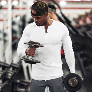 Importé - T-Shirt Pull Homme Manche Longue En Coton