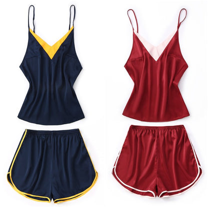 Importe - Ensemble Pyjamas Femmes Sexy 2 Pièces "Haut + Short"