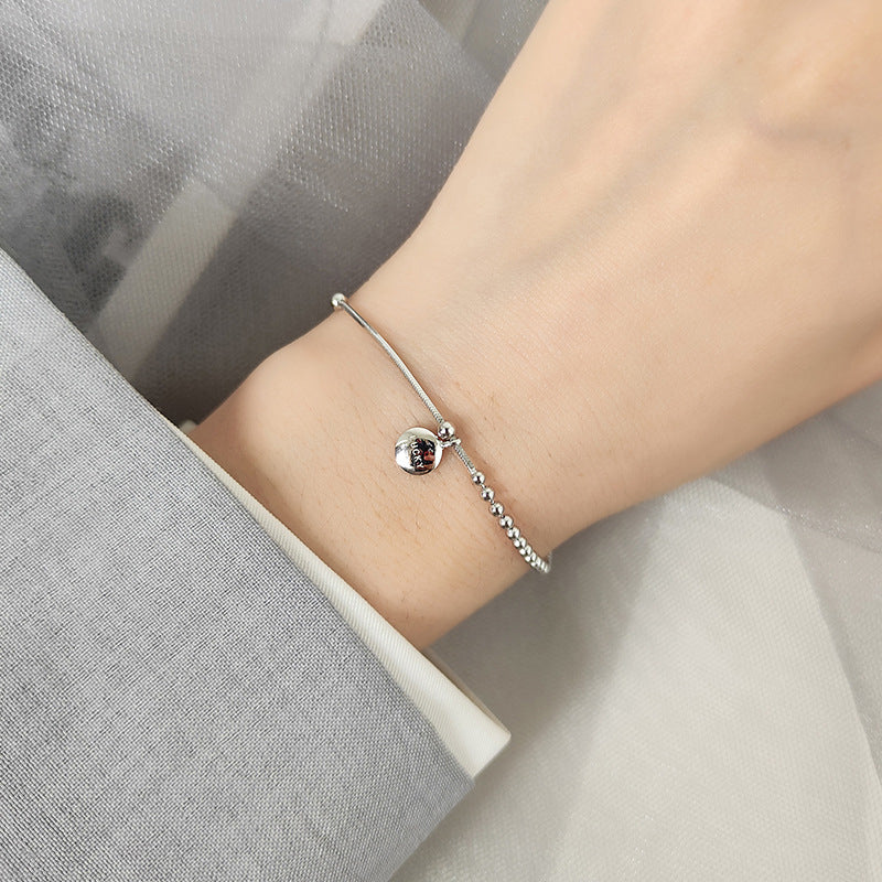 Bracelet Fantaisie Argenté Avec Strass - Neuf Sans Emballage, Pour Femme/fille, Tendance