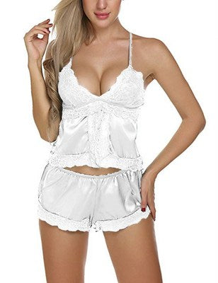 Importe - Pyjama Sexy Femme Deux Pièces En Dentelle