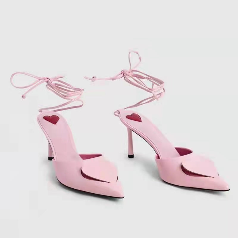Importé - Sandale Femme À Lanière Avec Talon 8 cm