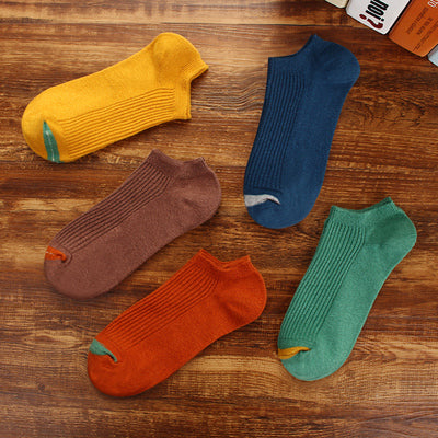 Importé - Lot de 5 Paires de Chaussettes Sport 100% Coton