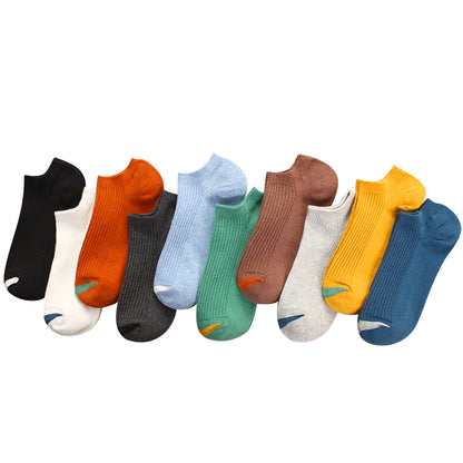 Importé - Lot de 5 Paires de Chaussettes Sport 100% Coton