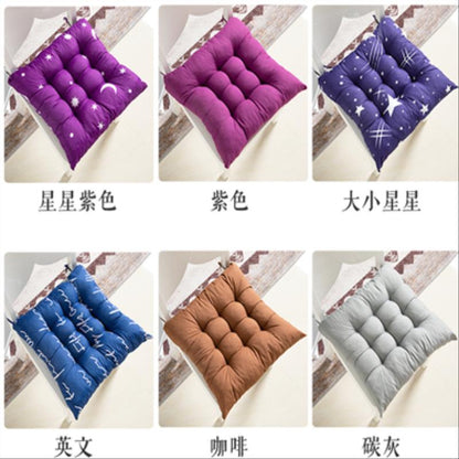 Import - Coussin d'Assise Décoratif Avec Motifs ou Uni-couleur En Coton Et Lin