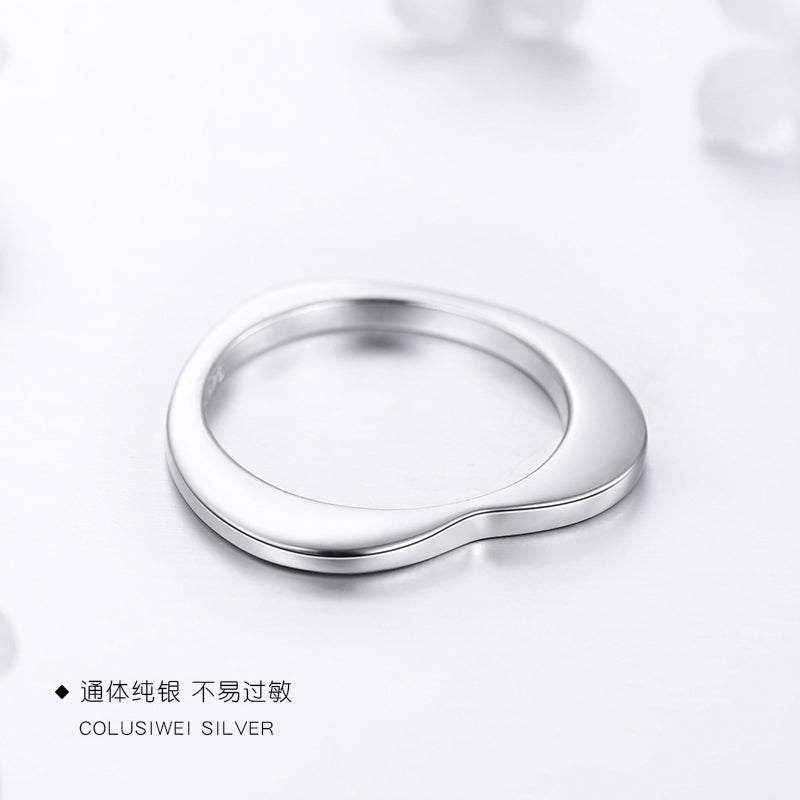Importé -  Bague Argent en Cœur