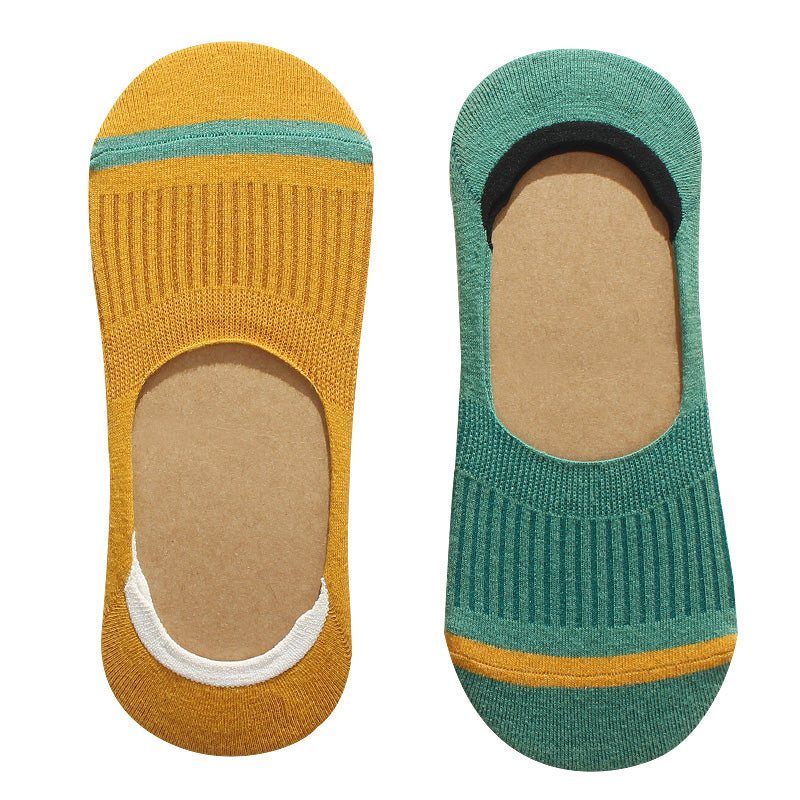 Importé - Lot de 5,7 et 10 Paires de Chaussettes Invisibles En Antidérapantes En Silicone