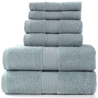 Importé - Ensemble Serviette de bain de Luxe en coton - 6 Pièces